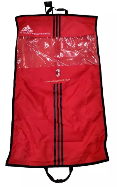 Adidas AC Milan Techfit original Spieler Kleidersack Rot porta abiti Rarität