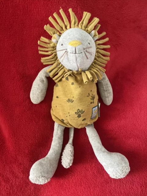 🇫🇷Doudou Peluche Lion Sous Mon Baobab Moulin Roty Neuf