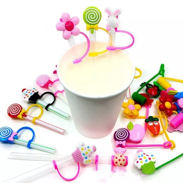 Silicone Straw Tip Covers Airtight Drinking Dustproof Cap  Cup Accessories