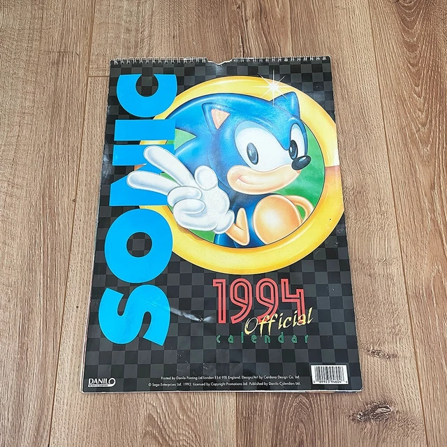 sonic-the-hedgehog-official-calendar-1994-vintage-sega-collectible