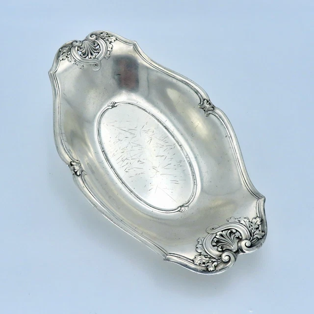 Christofle Cuenco Francés Antiguo Bañado en Plata Rocalla Napoleón III Imperio