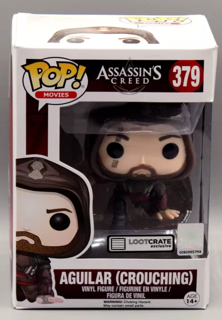 Funko Pop Movies#379: Aguilar (Crouching), Assassin's Creed Loot Crate Exclusive