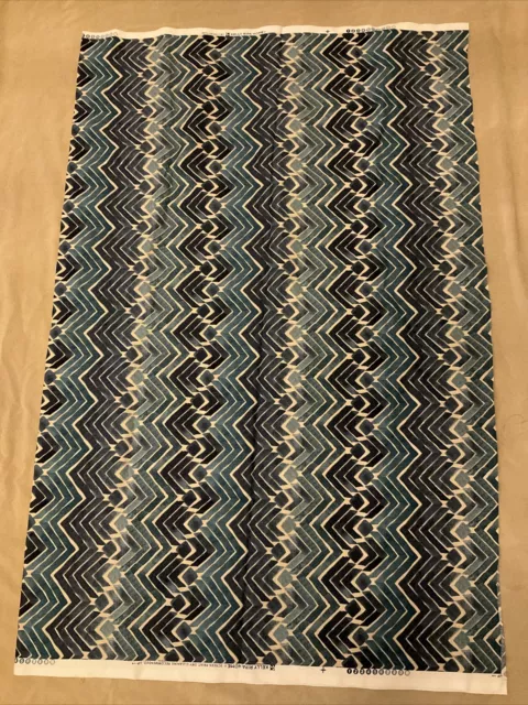 Kelly Ripa home fabric turquoise indigo 2 Yards