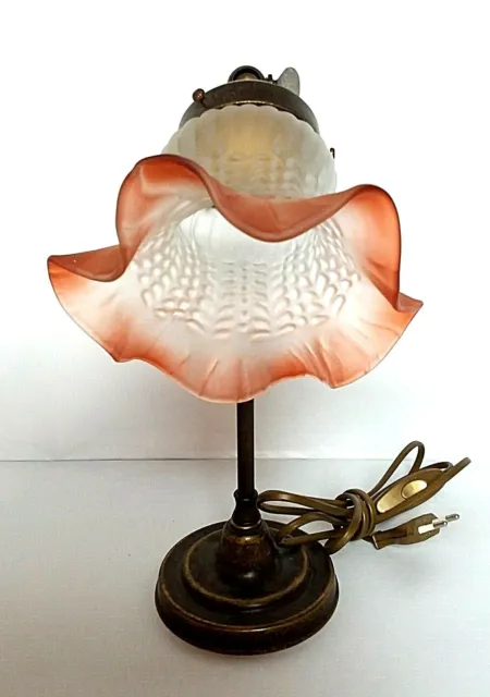 Lampada da tavolo in stile Tiffany vetro Artigianale 2