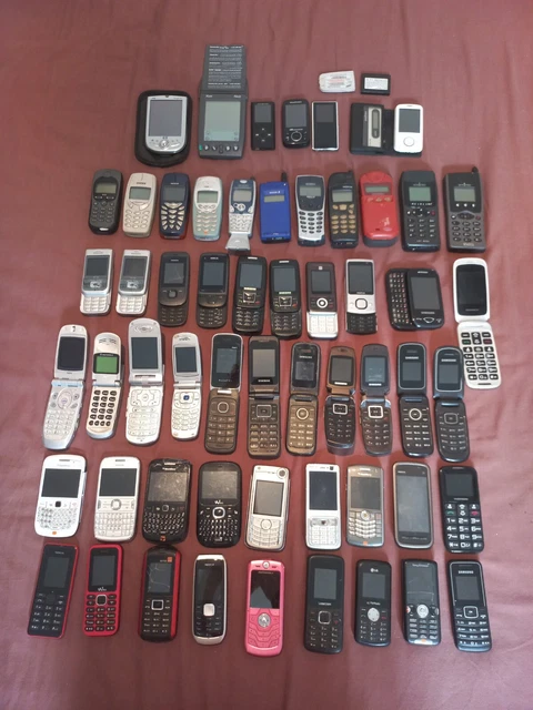 Lot De Téléphones Portables Anciens Sony Et Siemens A31 – Noir, 1 Mo De Stockage, Occasion