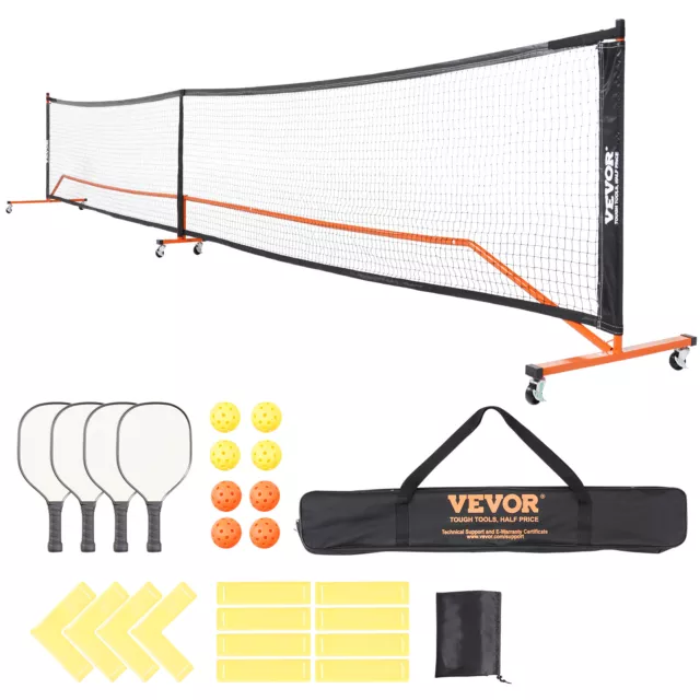 VEVOR 22FT Sistema di rete portatile per pickleball di dimensioni regolamentari