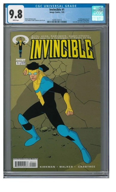 Invincible #1 (2003) Image Comics/ Key 1st Appearance 1st Printing CGC 9.8 DW216