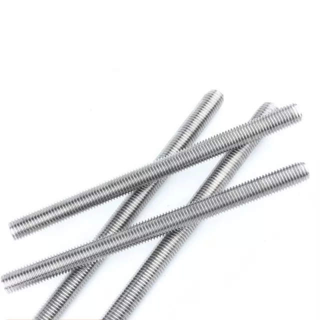 Left Hand Full Threaded Rod Bar Studding M4~M24 |Length 250mm - A2 304 Stainless