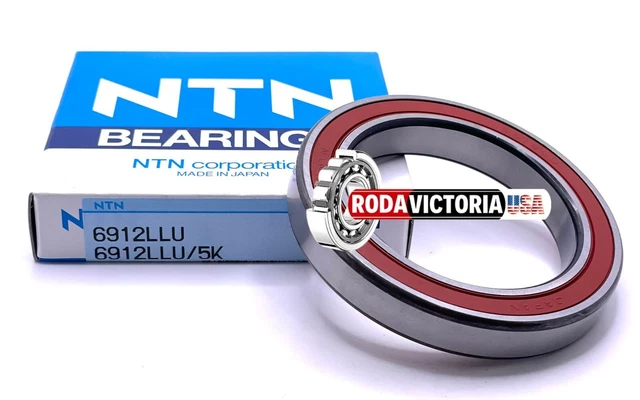 NTN JAPAN 6912 LLU BEARING RUBBER SEALED 60x85x13 mm 6912 2RS