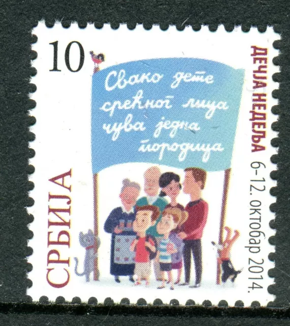 0719 SERBIA 2014 - Childrens Week - MNH Set