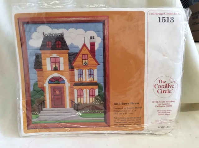 Creative Circle #1513 Town House Vintage 1981 Kit Brand New in Package