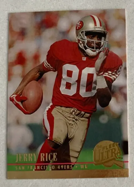 NFL JERRY RICE San Francisco 49ers 1994 Fleer Ultra Trading CARD #280
