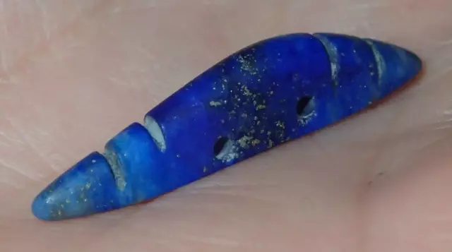 26.5mm Ancient Egyptian Amarna Lapis Lazuli Stone bead, 3300+ Years Old #5495