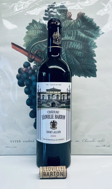 CHATEAU LEOVILLE BARTON 2006 GENUINE EMPTY BOTTLE VIDE + Original CORK