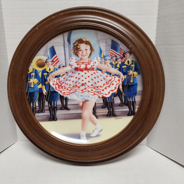 Danbury "Stand Up And Cheer" From The Shirley Temple Plate Collection-Framed