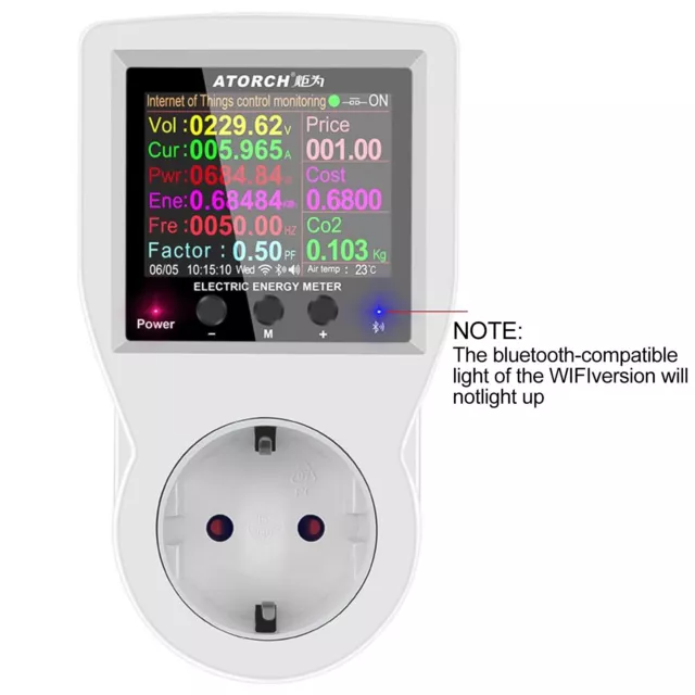 Smart Socket WiFi Version Power Meter EU/US/UK/AU Plug AC85 265V 0 10A