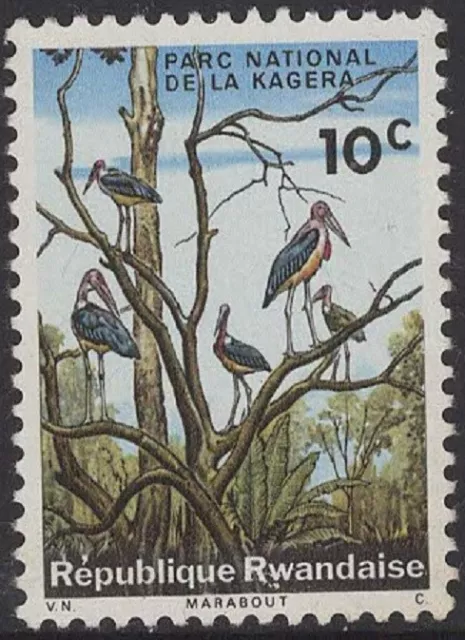 MNH  10c " KAGERA NATIONAL PARK " Rwanda 1965