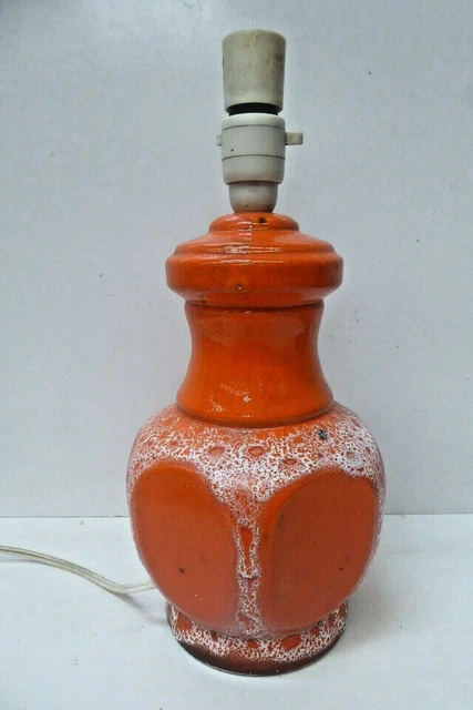 Vintage clearance pottery lamps