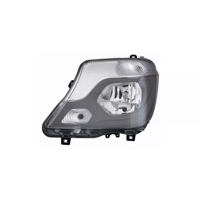 Faro proiettore H7 H7 parabola nera sx per Mercedes Sprinter 9/2013-4/2018