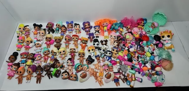 LOL L.O.L Surprise Dolls 41 Dolls 9 Pets Lil Sisters Accessories Bulk Lot HUGE