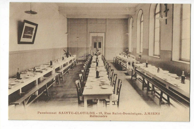 CPA 80 - MAISON DE SANTE DE DURY LES AMIENS - Pensionnat Dames Salle à Manger - 1900