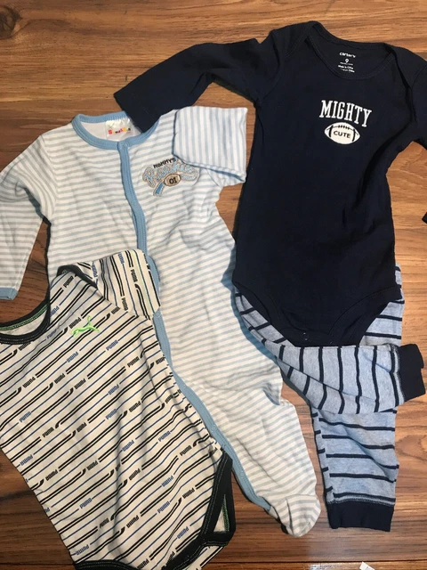 Puma & Carters Baby Boy Sets And Pajama Size 6 To 9 Months Lot Of 4 Gently Used