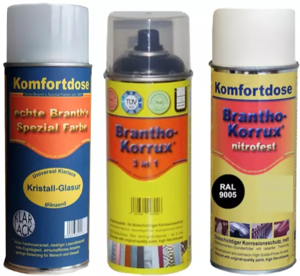 Brantho-Korrux Spray 400 ml - 3in1 / Nitrofest / Klarlack - Lack Grundierung