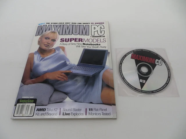 Maximum PC Magazine Disk Oct 1998 AMD K7 K8 / Sound Blaster / Flat-Panel Monitor