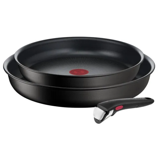 TEFAL L7639243 Ingenio Unlimited Pfannen-Set 22 + 26 cm + Griff Induktion