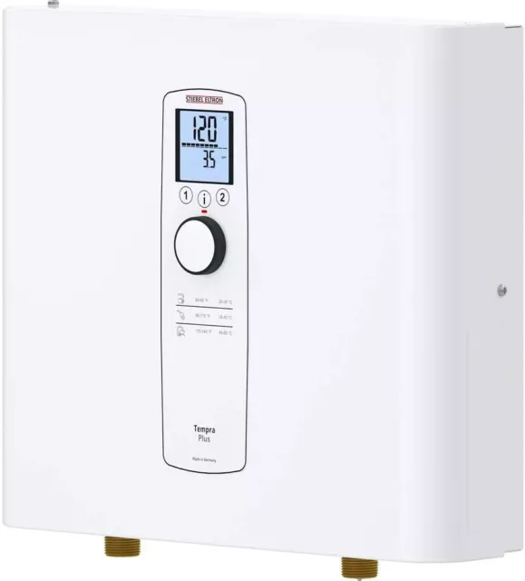 Stiebel Eltron TEMPRA 36 PLUS Tankless Water Heater, On-Demand Hot Water, White 2