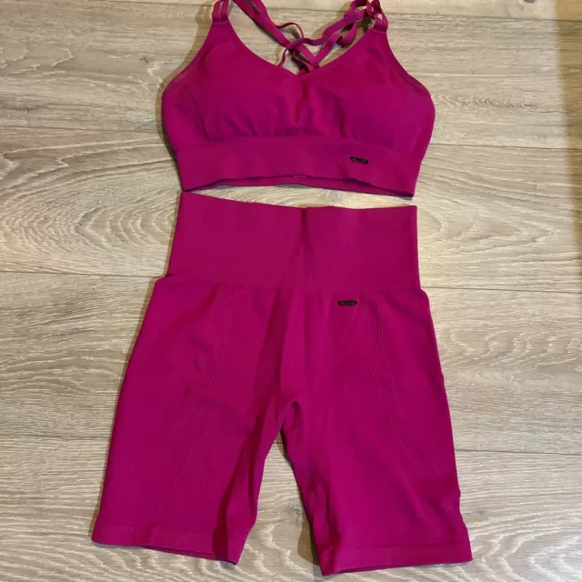 Rockwear Set, Shorts size S, Sports Bra Size 10, Pink