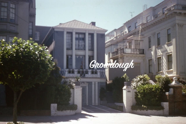 Orig 1952 San Francisco Street Scene Classical Architecture 35mm Photo Slide