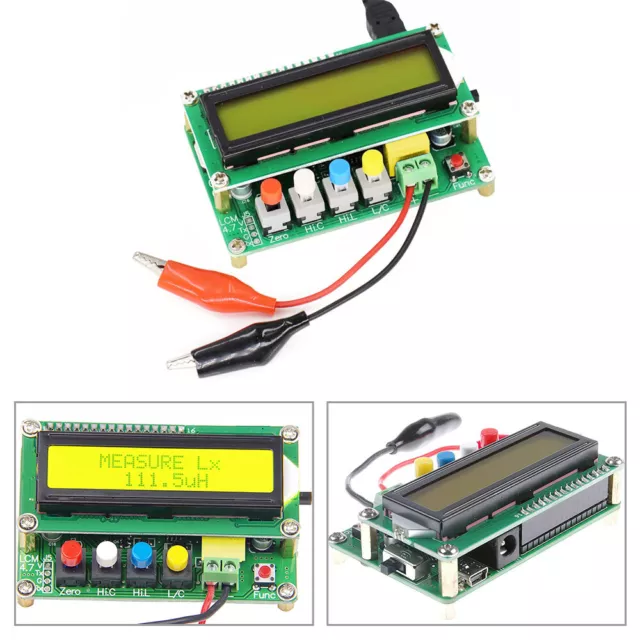 UK LC100-A LCD L/C Meter Capacitor Digital High Capacitance Precision Inductance