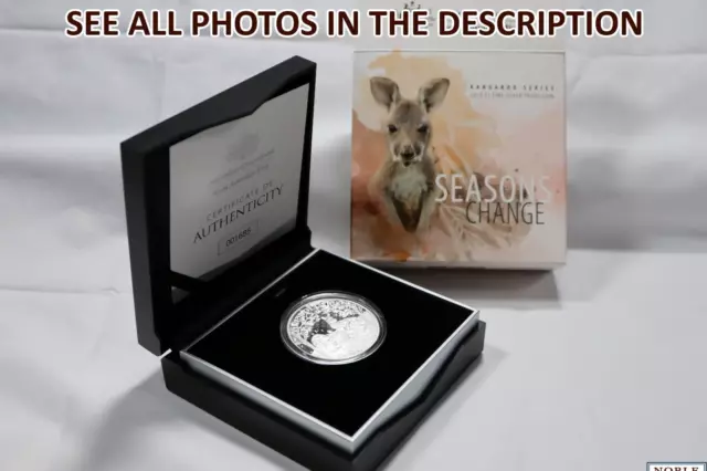 NobleSpirit (JR) 2019 $1 SEASONS CHANGE KANGAROO 1oz FINE SILVER PROOF COIN