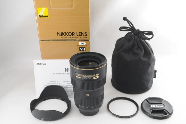 [Very Good] Nikon AF-S VR NIKKOR 16-35mm f/4 G ED Lens