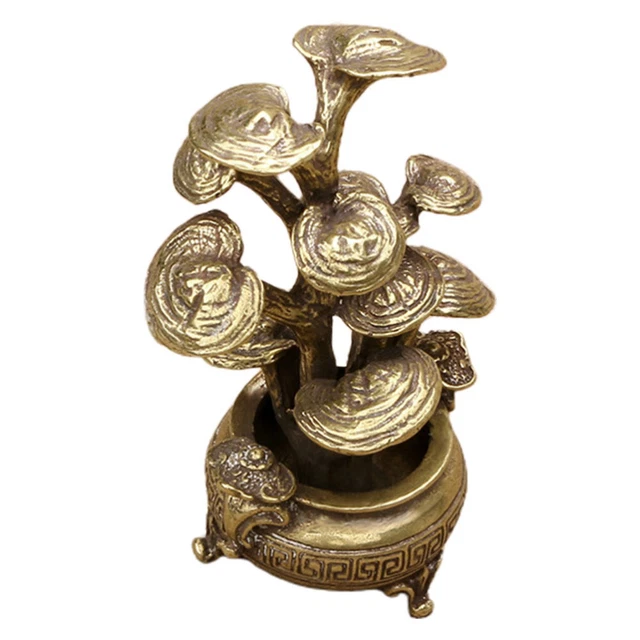 BAYORE Lot De 5 Statues De Champignon De Jardin En Résine Réaliste Et