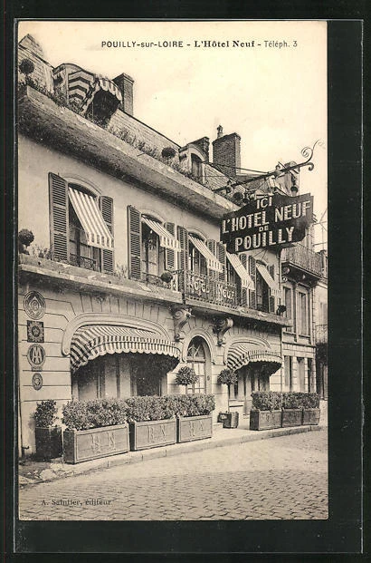 CPA Pouilly-sur-Loire, L´Hôtel Neuf