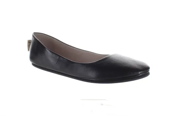 French Sole Womens Sloop Black Nappa Ballet Flats Size 10