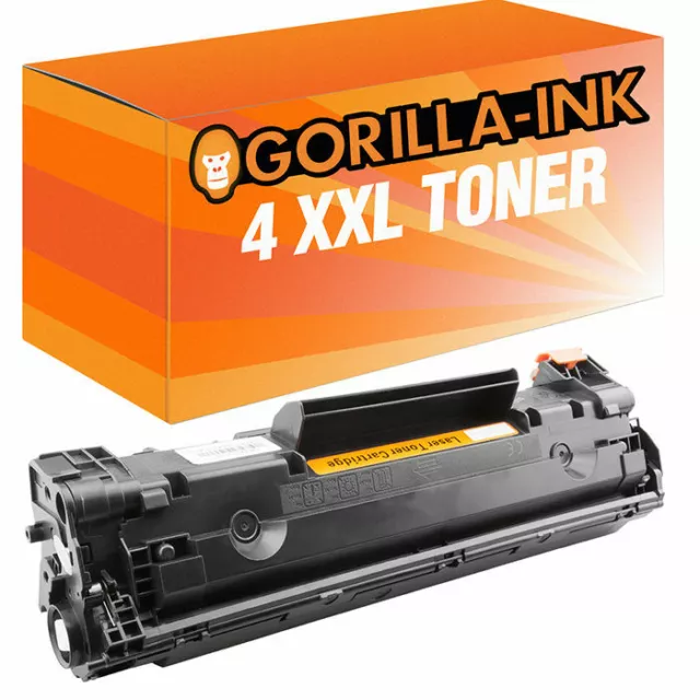 4 Laser-Toner XXL für HP CE285A 85A Laserjet Professional P 1102 P 1102W P 1109W