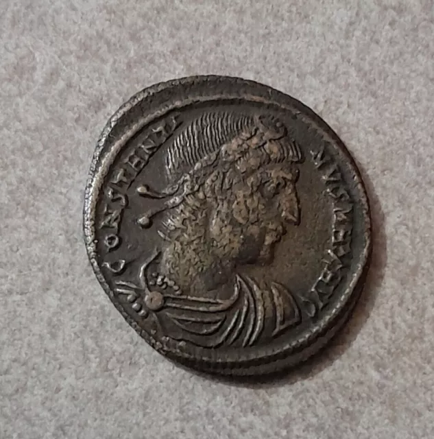 Antica Moneta Romana Ottima Conservazione Costantinidi I° Bronzo 324/ 363 A.c.