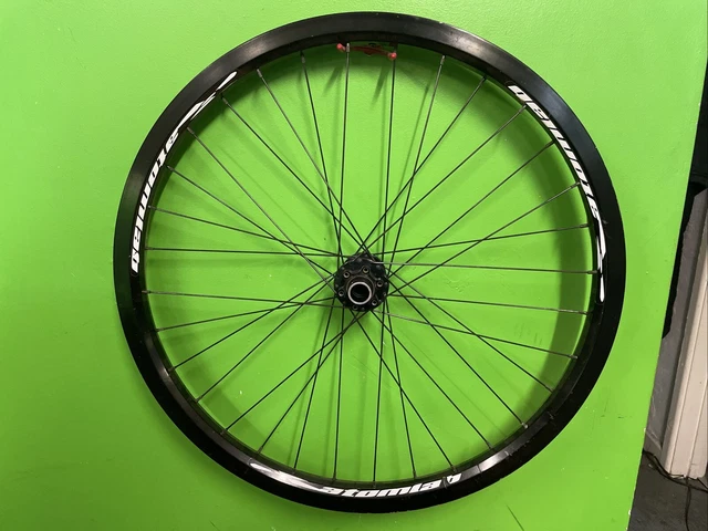 26& ATOMLAB FRONT WHEEL BUILT ON HOPE HUB 20x110mm AXLE ,DH,FR,JUMP,MTB ...
