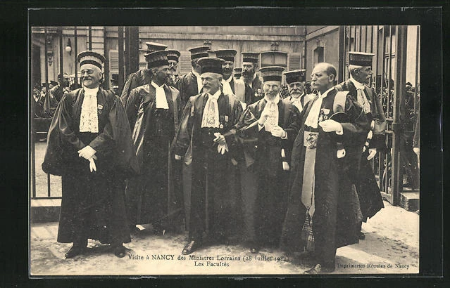 CPA Nancy, Des Minsitres Lorrainees 1912, Les Facultes