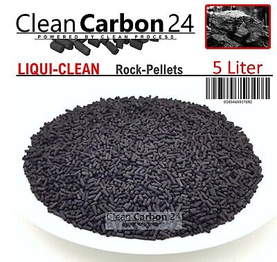 5l carbone attivo PELLET 1,5mm Carbone Filtro Acqua Stagno Koi chiarificazione CORALLO 