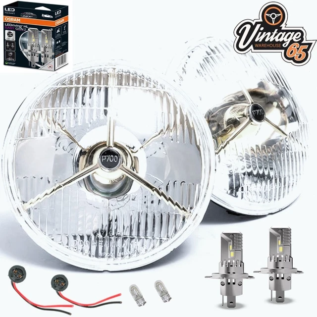 7 P700 Tripod H4 Conversion Halogen Headlamp Headlight Pair MORRIS MINOR | UK