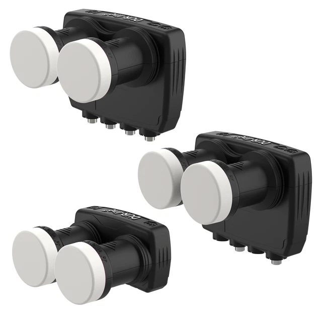DUR-line 6° monoblock single LNB - Astra 19,2° E Hotbird 13°E - 1 deelnemer & 2 satellieten (MB6-QS) - Dubbele LNC met geïntegreerde DiSEqC - Full HD, 4K, 8K, 3D - Weerbestendig mobiele DUR-line 6° monoblock single LNB - Astra 19,2° E Hotbird 13°E - 1 deelnemer & 2 satellieten (MB6-QS) - Dubbele LNC met geïntegreerde DiSEqC - Full HD, 4K, 8K, 3D - Weerbestendig mobiele