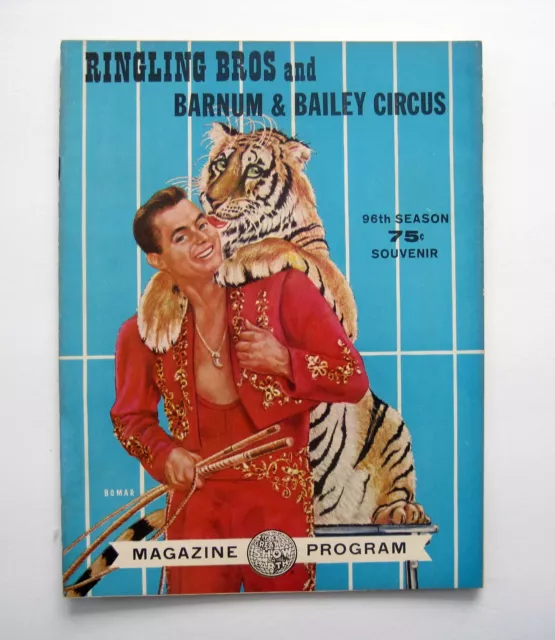 Ringling Brothers And Barnum & Bailey Circus 1966 Souvenir Program and Magazine