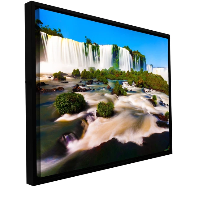 Cody York 'Brazil 2' Floater-framed Gallery-wrapped Canvas  Small