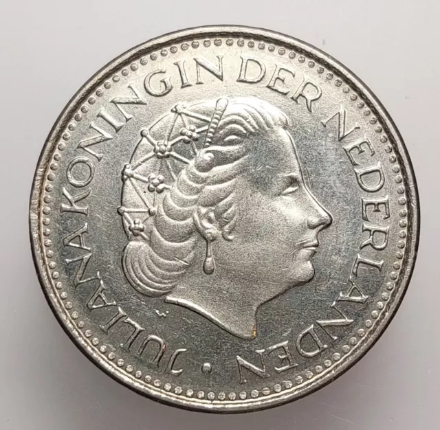 Niederlande 1 Gulden 1980 Nickelmünze Königin Juliana S85 2
