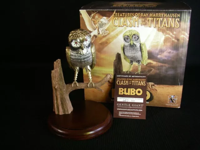 Clash of the Titans BUBO Vinyl Owl Life-Size Shoulder Prop Warner Bros. NWT  HTF!