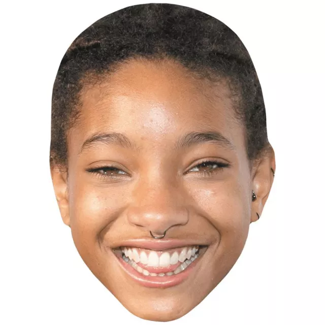 Willow Smith (Smile) Big Head. Larger than life mask.